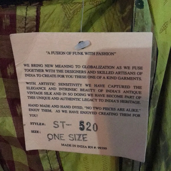 Funky Silk Patch pants OSFM - Picture 3 of 7